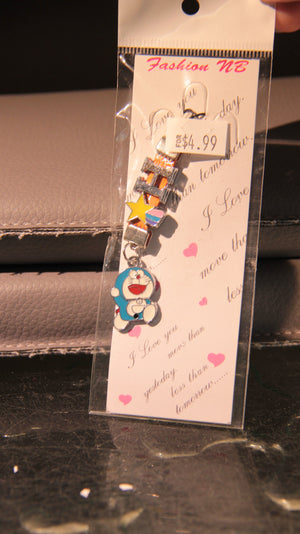 
                  
                    Charger l&amp;#39;image dans la galerie, Porte-clés - Style ceinture avec Doraemon
                  
                