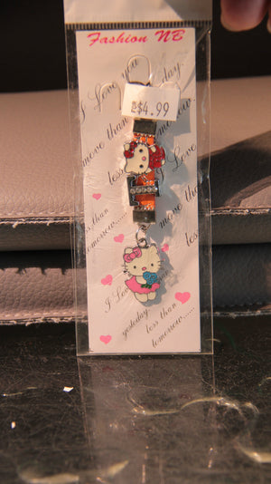 
                  
                    Charger l&amp;#39;image dans la galerie, Porte-clés - Style ceinture avec HelloKitty
                  
                