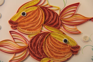 
                  
                    Charger l&amp;#39;image dans la galerie, Quilling - Poisson rouge
                  
                